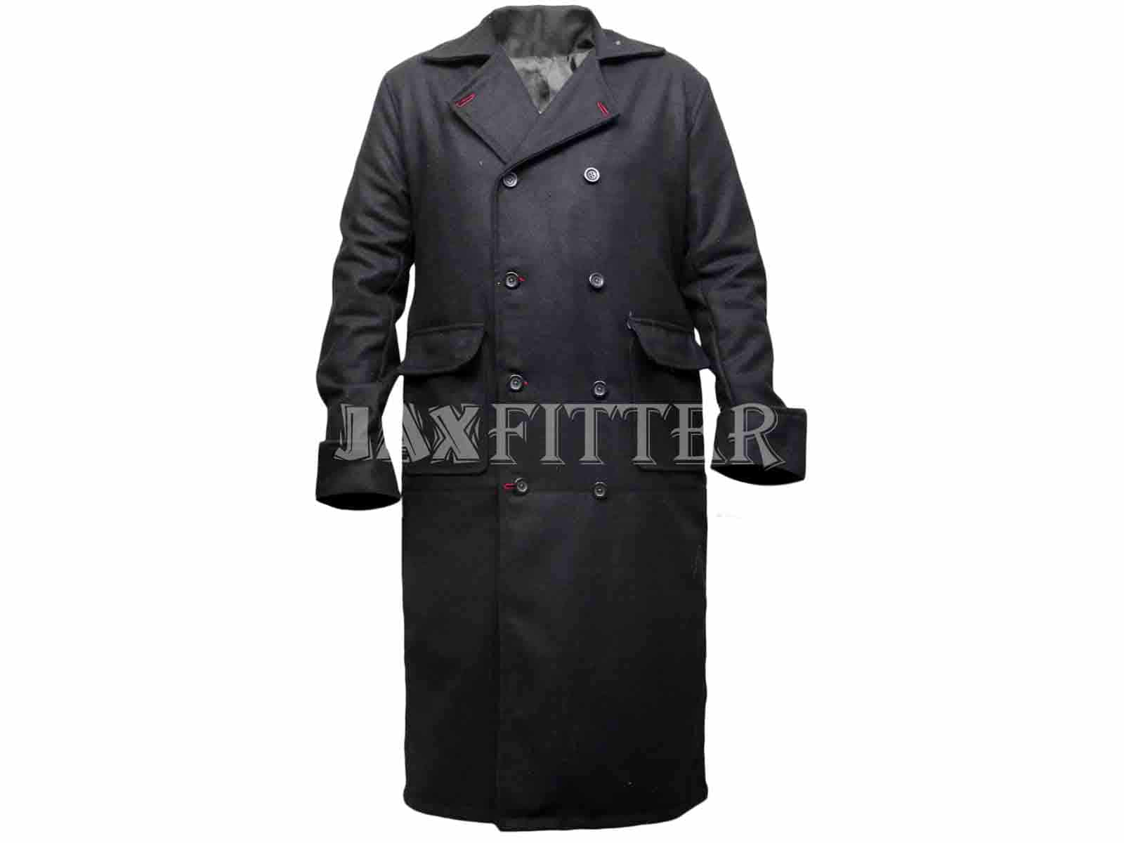 Sherlock Holmes Benedict Wool Long Trench Coat - Jax Fitter